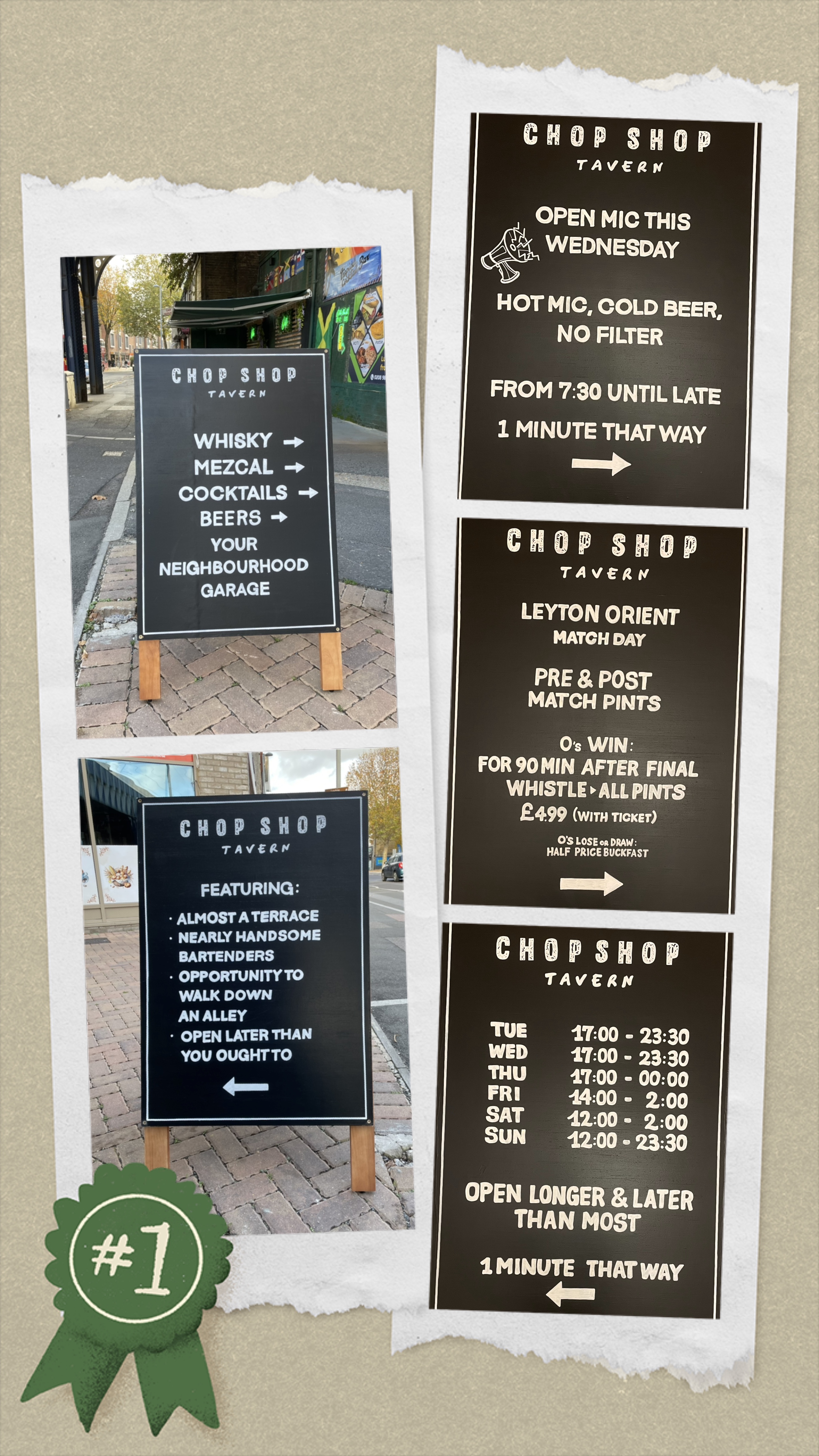 Blackboards Chop Shop